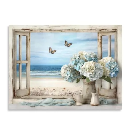 The Best Canvas Wall Art Rustic Window Print for Every Room