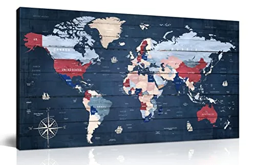 The Best World Map Wall Art to Transform Your Space