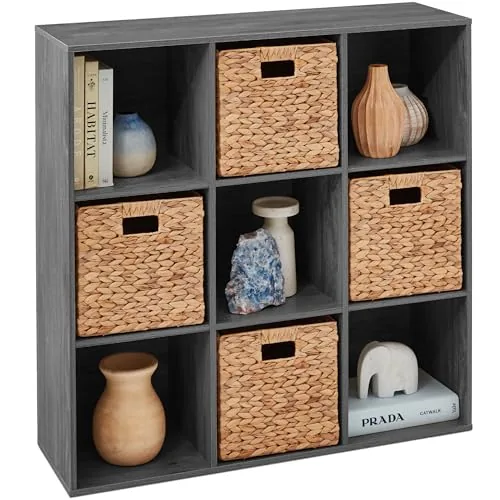 The Best Choice Products Furniture 9 Cube Shelves Storage Organizer