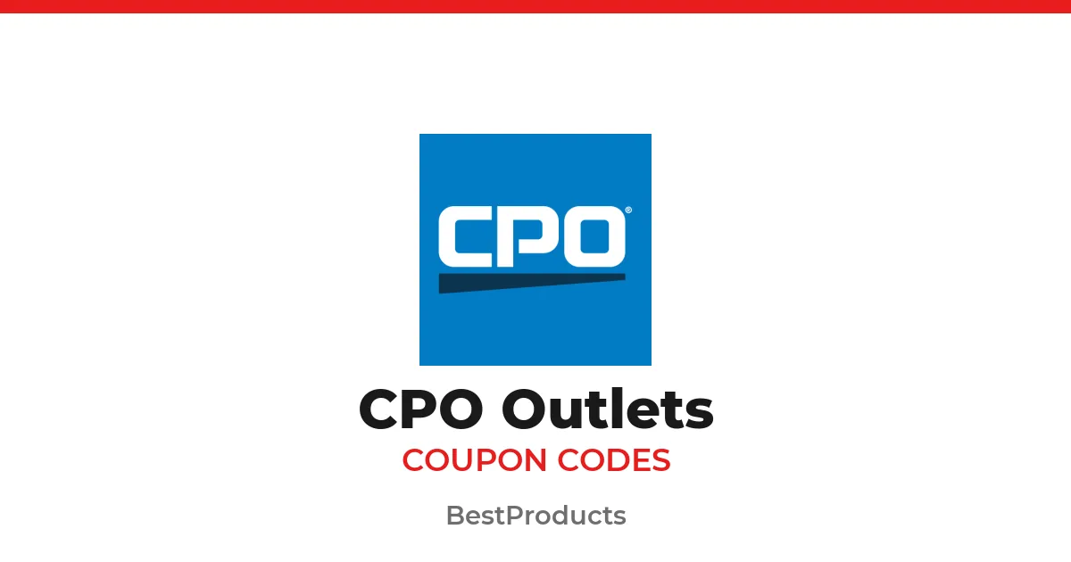 CPO Outlets Coupon Codes