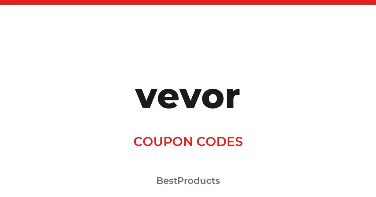 Vevor Coupon Codes